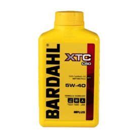 Bardahl XTC C60 5W-40 – olio motore sintetico per moto 4 tempi con tecnologia Polar Plus