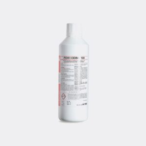 Flacone Povi Iodine 500 ml, soluzione iodopovidone disinfettante cutaneo antisettico medico-chirurgico.