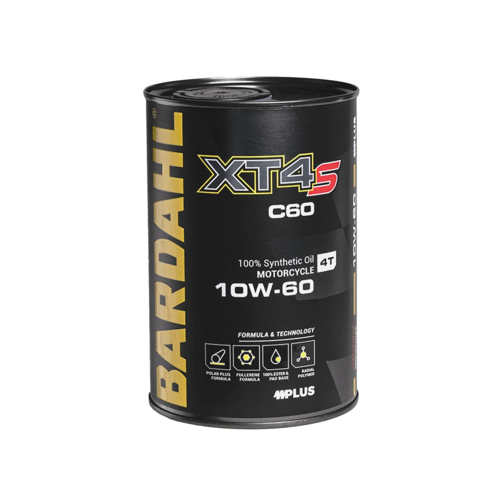 Bardahl XT4-S C60 10W-60 – Olio Motore 100% Sintetico per Moto 4 Tempi, Massima Protezione e Prestazioni Sportive - immagine 1
