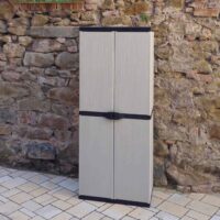 Mongardi – Armadio Portascope Mongardi 7810C04 Grigio – 68x39,5x168 cm – Robusto, Salvaspazio e Facile da Montare - immagine 5