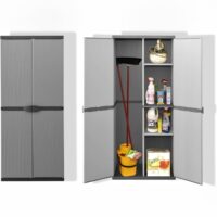 Mongardi – Armadio Portascope Mongardi 7810C04 Grigio – 68x39,5x168 cm – Robusto, Salvaspazio e Facile da Montare - immagine 3