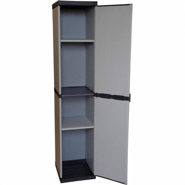 Mongardi 7813C04 Armadio Modulare 1 Anta Grigio – 34x39,5x168 cm – Compatto, Versatile e Facile da Montare - immagine 3