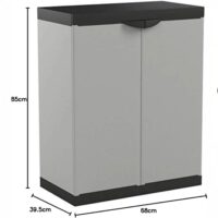 Mongardi 7818C04 Armadio Raccolta Differenziata 2 Ante con 3 Borse – 68x39,5x85 cm – Pratico, Compatto e Facile da Pulire - immagine 5