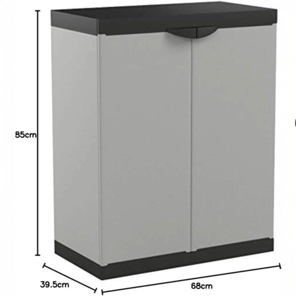 Mongardi 7818C04 Armadio Raccolta Differenziata 2 Ante con 3 Borse – 68x39,5x85 cm – Pratico, Compatto e Facile da Pulire - immagine 5