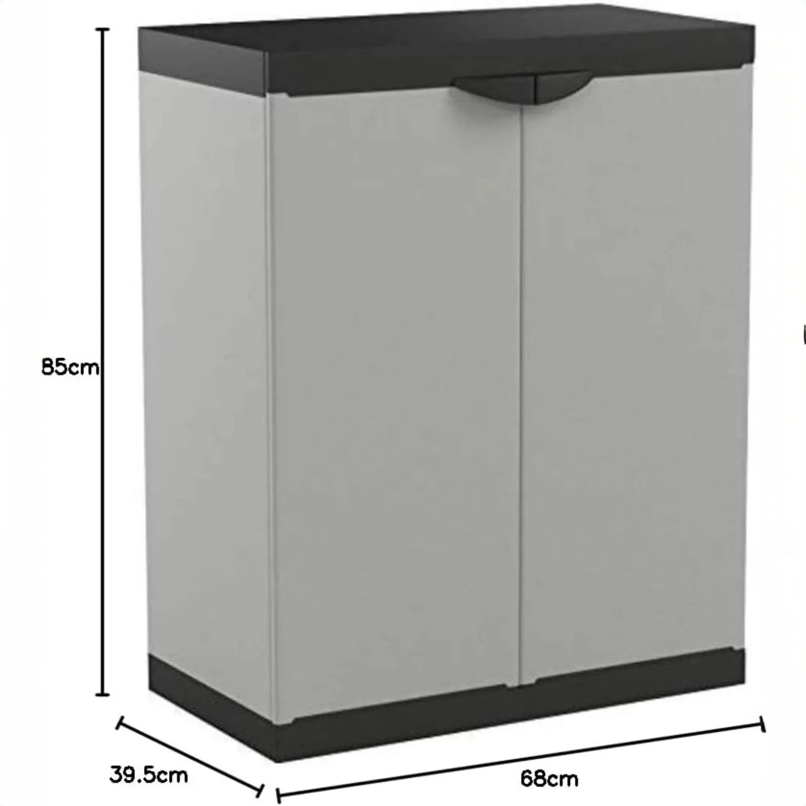 Mongardi 7818C04 Armadio Raccolta Differenziata 2 Ante con 3 Borse – 68x39,5x85 cm – Pratico, Compatto e Facile da Pulire - immagine 5