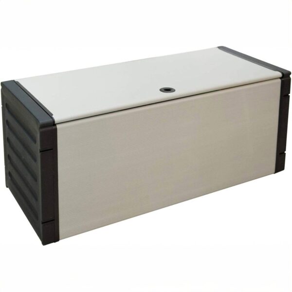 Mongardi 7825C04 Panca Raccolta Differenziata Grigio/Nero – 85x34x39 cm – Resistente, Salvaspazio, per Interno ed Esterno - immagine 2