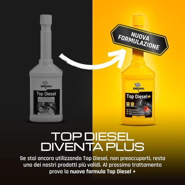 Bardahl Top Diesel 250 ml – Additivo Diesel Multifunzione, Potenzia il Motore e Protegge Iniettori e Pompa - immagine 2