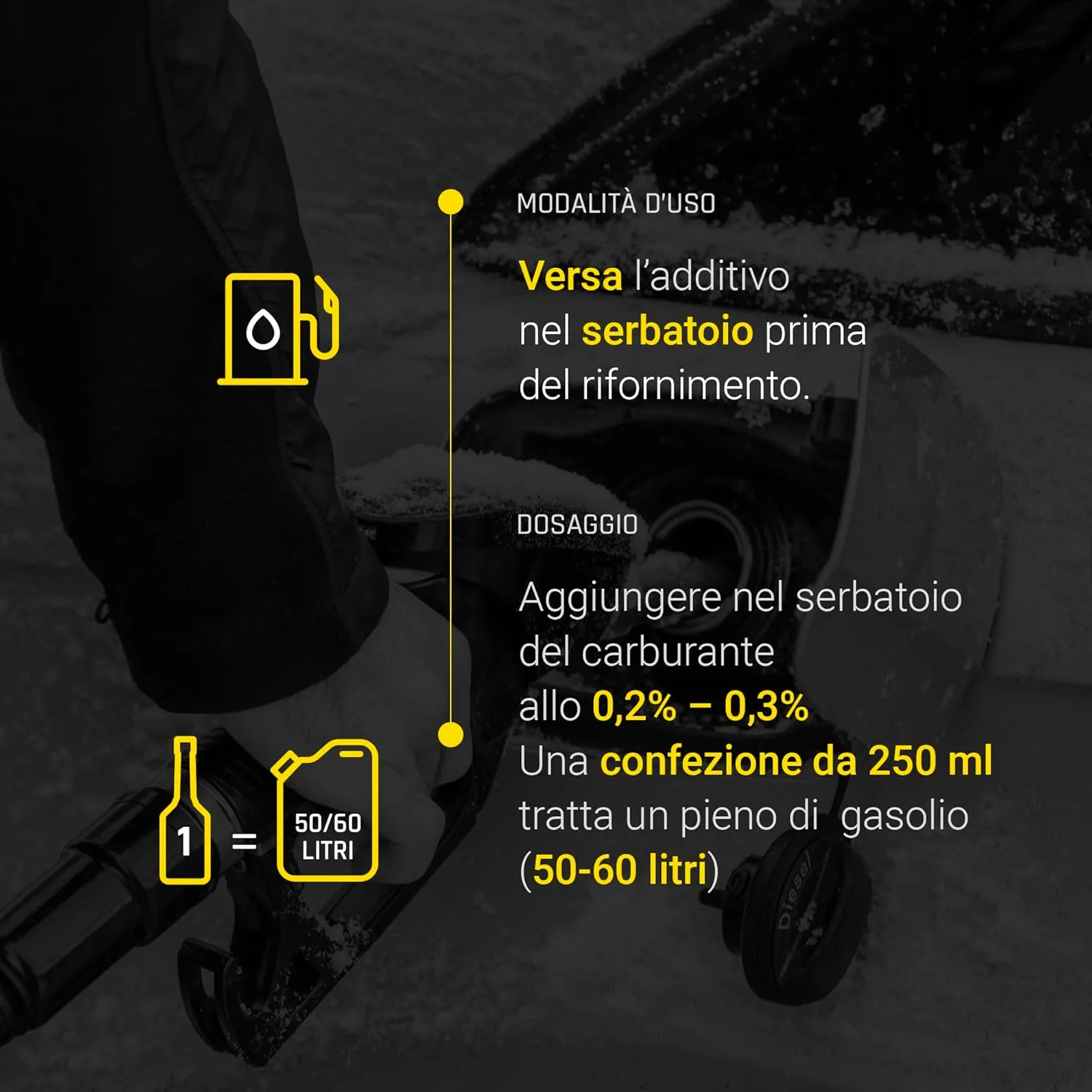 Bardahl Hot Fuel 250 ml – Additivo Benzina per Motori Freddi, Migliora Avviamento, Combustione e Risparmio Carburante - immagine 5