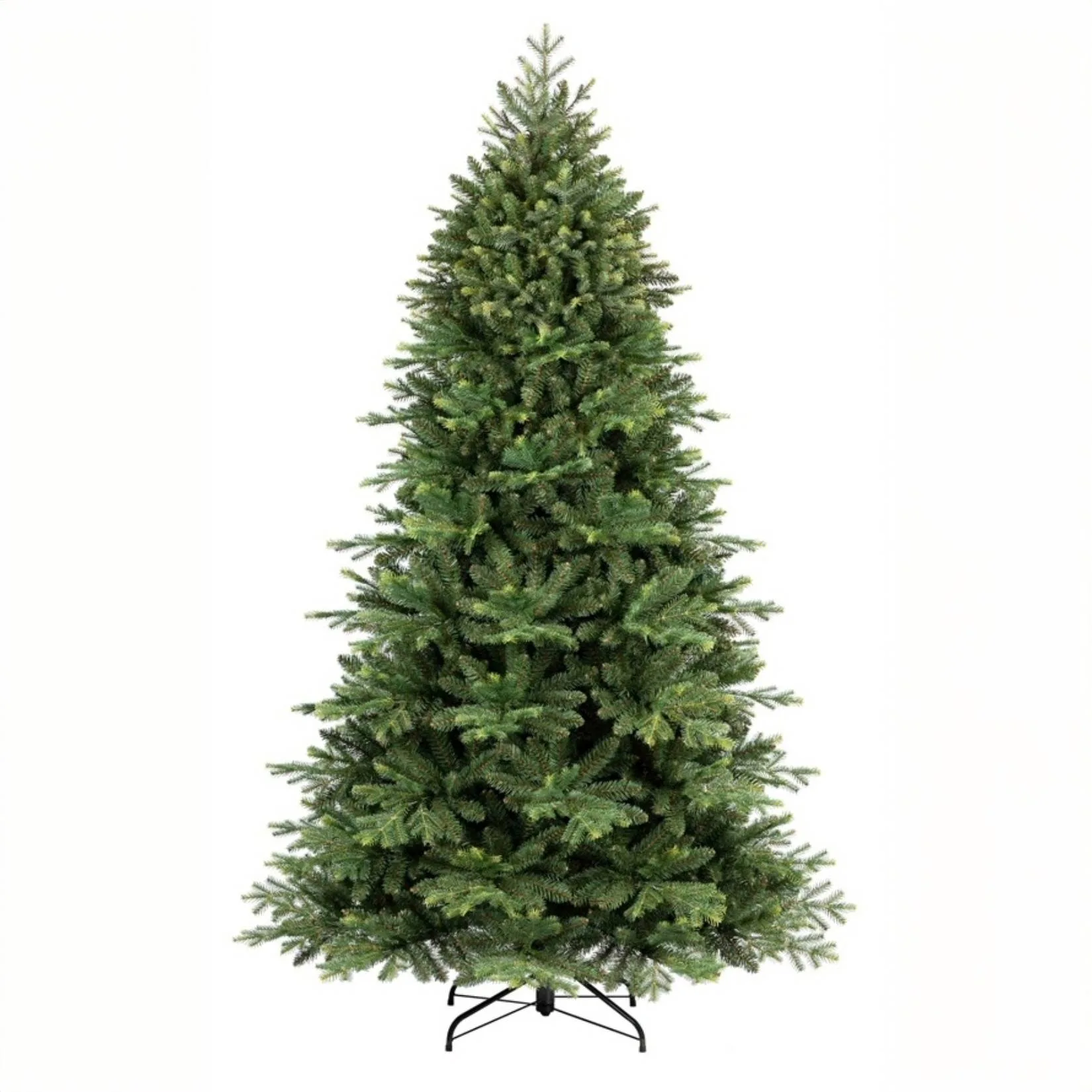 Albero di Natale realistico 210 cm con 1418 rami in PE+PVC – Winter Elegance