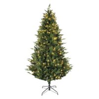 Albero di Natale Rosario 180 cm Realistico in PE+PVC – 966 Rami Folti, Montaggio Ombrello, Diametro 109 cm - immagine 4