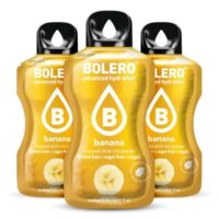 Bolero Banana bevanda istantanea low calorie senza zuccheri, gusto banana, bustine