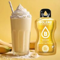 Bolero Banana – Bevanda Istantanea Senza Zuccheri, Bustine da 9g – Low Calorie, Perfetta per Dieta e Attività Sportiva - immagine 3