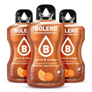 Bustina di Bolero Carota e Arancia 9g bevanda istantanea low calorie senza zuccheri