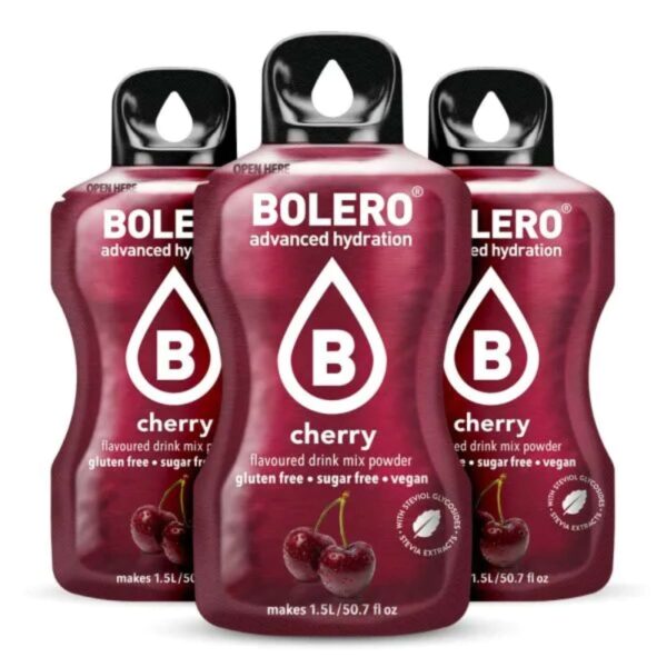 Bolero Ciliegia Bustina 9g Bevanda Senza Zuccheri Low Calorie