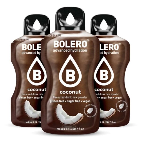 Bolero Coconut – bustina monodose gusto cocco senza zucchero