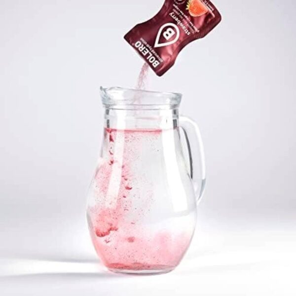 Bolero Fragola – 24 Bustine Bevanda Istantanea Senza Zuccheri – Gusto Dolce, Low Calorie, Ideale per Sport e Dieta - immagine 4