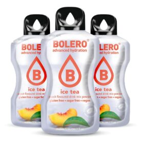 Bolero Ice Tea Pesca – Bevanda Istantanea Senza Zuccheri al Gusto Tè alla Pesca