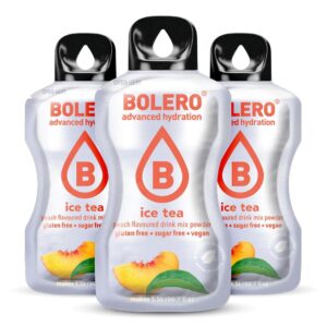 Bolero Ice Tea Pesca – Bevanda Istantanea Senza Zuccheri al Gusto Tè alla Pesca