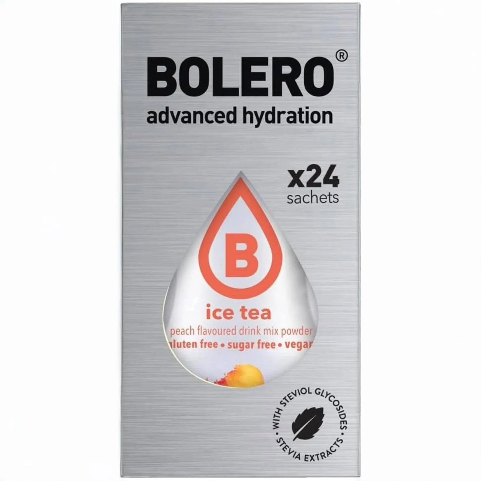 Bolero Ice Tea Pesca – Bevanda Istantanea al Tè alla Pesca, Senza Zuccheri, Bustine da 9g – Rinfrescante, Low Calorie, Ideale per Dieta e Sport - immagine 2