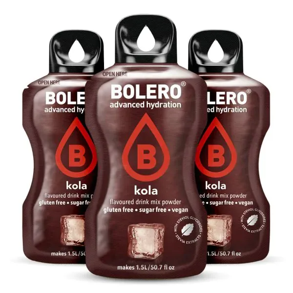 Bolero Kola – Bevanda istantanea cola senza zuccheri in bustina da 9g