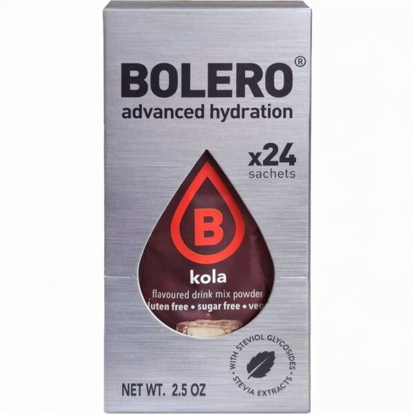 Bolero Kola – Bevanda Istantanea al Gusto Cola, Senza Zuccheri, Bustine da 9g  – Energizzante, Low Calorie, Ideale per Dieta e Sport - immagine 4
