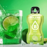Bolero Lime – Bevanda Istantanea al Gusto Lime, Senza Zuccheri, Bustine da 9g – Dissetante, Low Calorie, Perfetta per Dieta e Attività Sportiva - immagine 3