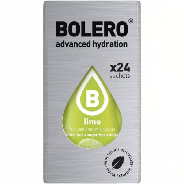 Bolero Lime – Bevanda Istantanea al Gusto Lime, Senza Zuccheri, Bustine da 9g – Dissetante, Low Calorie, Perfetta per Dieta e Attività Sportiva - immagine 4