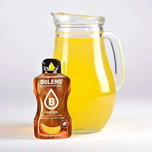 Bolero Mango – Bevanda Istantanea al Gusto Mango, Senza Zuccheri, Bustine da 9g – Esotica, Low Calorie, Ideale per Dieta e Sport - immagine 5