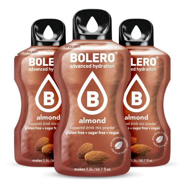 Bolero Mandorla, bevanda istantanea in bustina da 9g, gusto mandorla, senza zuccheri, acquistabile su Rocard.it