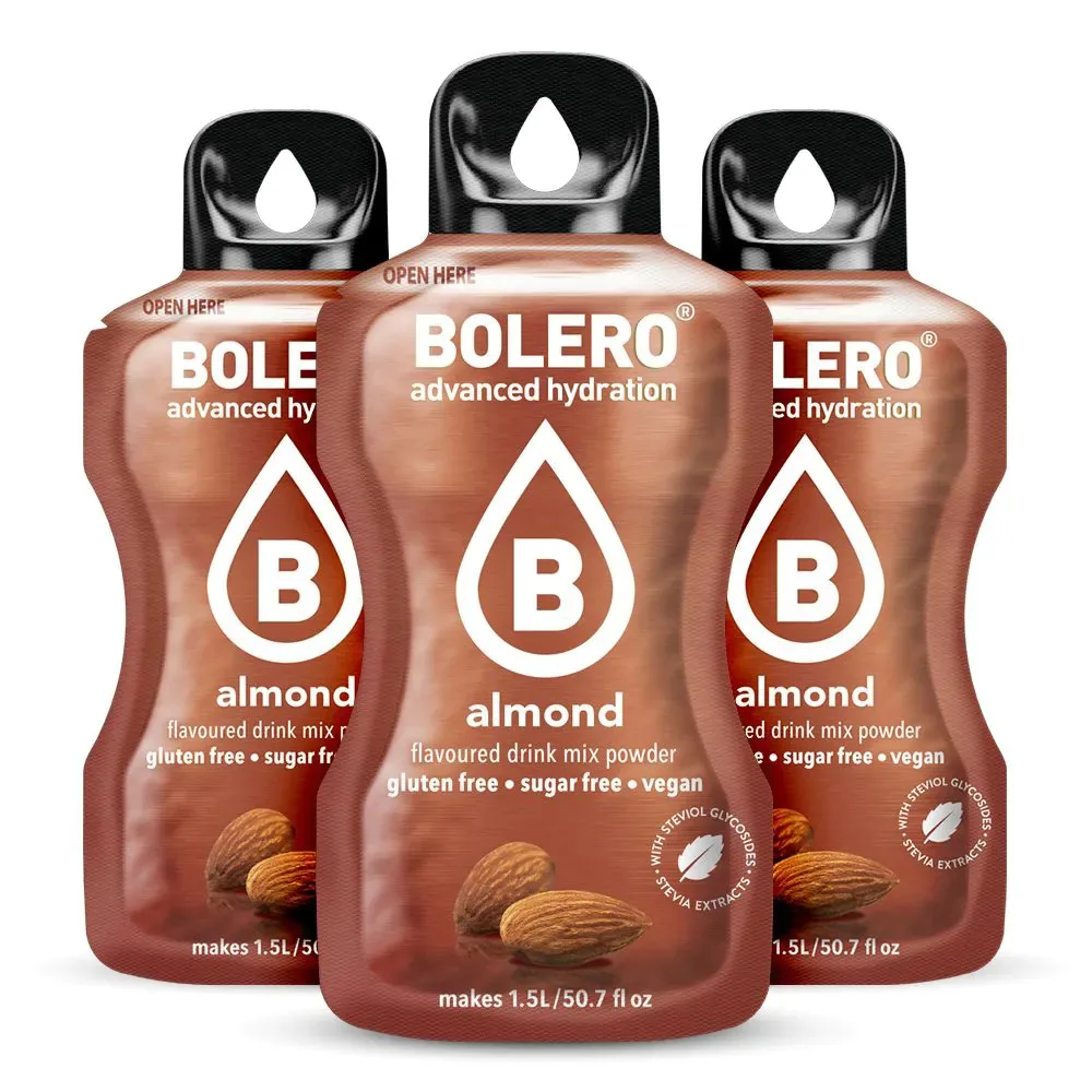 Bolero Mandorla, bevanda istantanea in bustina da 9g, gusto mandorla, senza zuccheri, acquistabile su Rocard.it