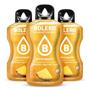 Bolero Ananas – Bevanda Istantanea al Gusto Esotico, Senza Zuccheri, Ideale per Dieta e Sport
