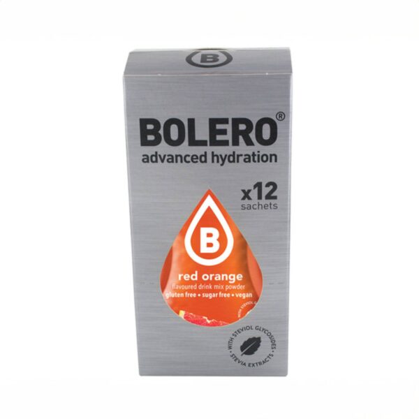 Bolero Stiks Arancia Rossa – Bevanda Istantanea Senza Zuccheri, Bustine da 3g – Gusto Intenso, Low Calorie, Ideale per Sport e Dieta - immagine 2