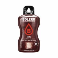 Bolero Stiks Kola – Bevanda Istantanea al Gusto Cola, Senza Zuccheri, Bustine da 3g – Energizzante, Low Calorie, Ideale per Dieta e Sport