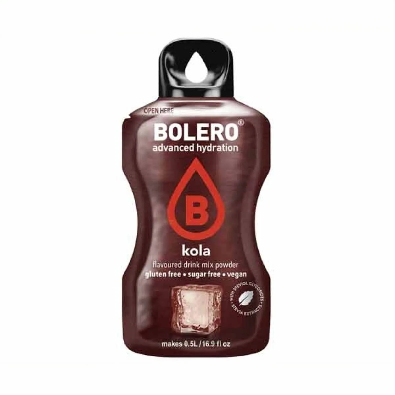 Bolero Stiks Kola – Bevanda Istantanea al Gusto Cola, Senza Zuccheri, Bustine da 3g – Energizzante, Low Calorie, Ideale per Dieta e Sport - immagine 1