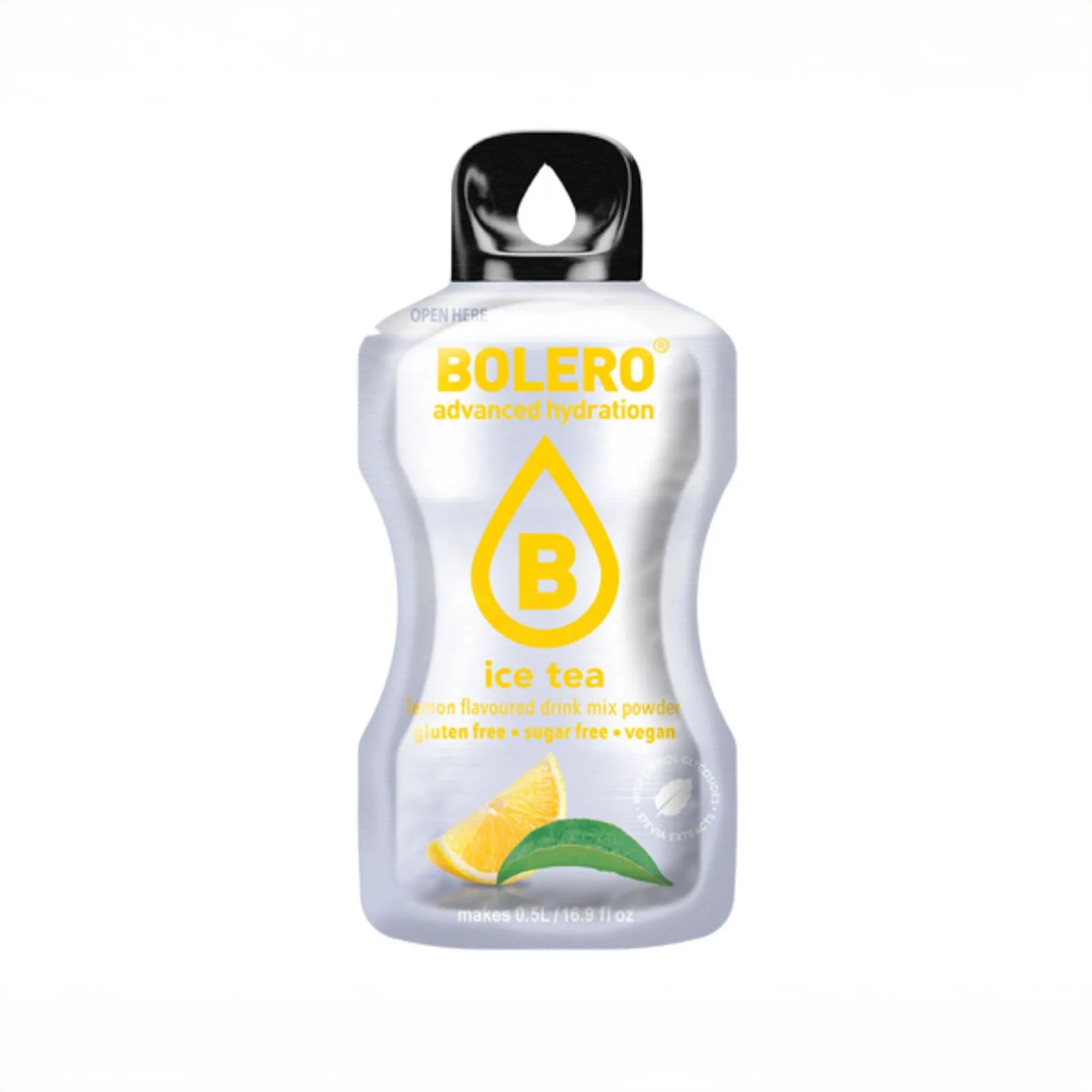 Bolero Stiks Ice Tea Lemon – Bevanda Istantanea al Tè al Limone, Senza Zuccheri, Bustine da 3g – Rinfrescante, Low Calorie, Perfetta per Dieta e Sport - immagine 1