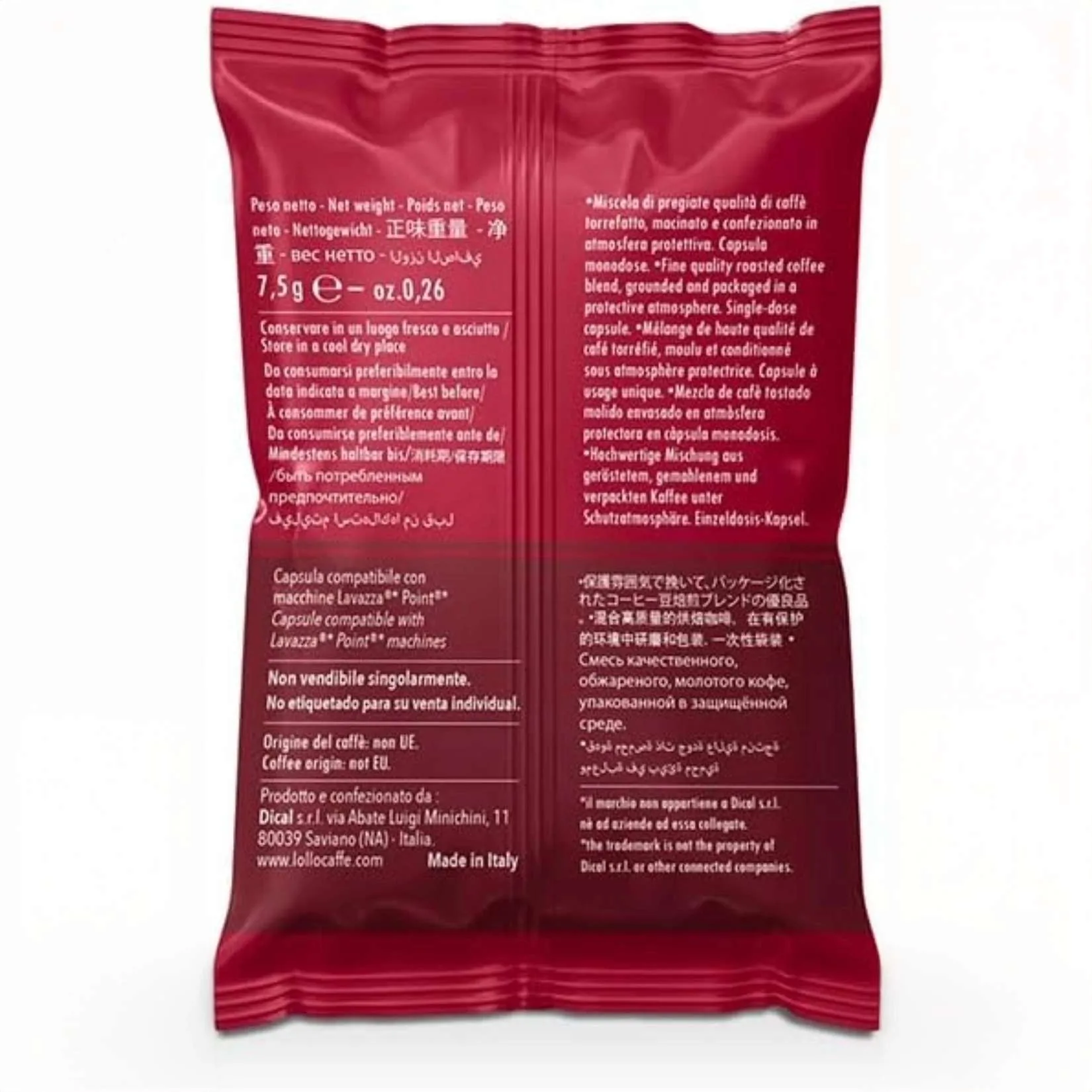 Lollo Caffè – Capsule Compatibili Lavazza Espresso Point Classico Espresso – Gusto Intenso e Cremoso Made in Italy - immagine 2