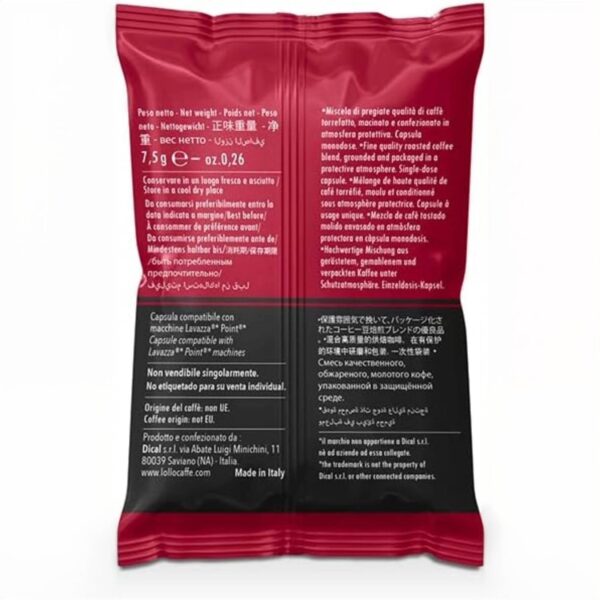 Lollo Caffè – Capsule Nero Espresso Compatibili Lavazza Point  – Gusto Intenso e Cremoso - immagine 2