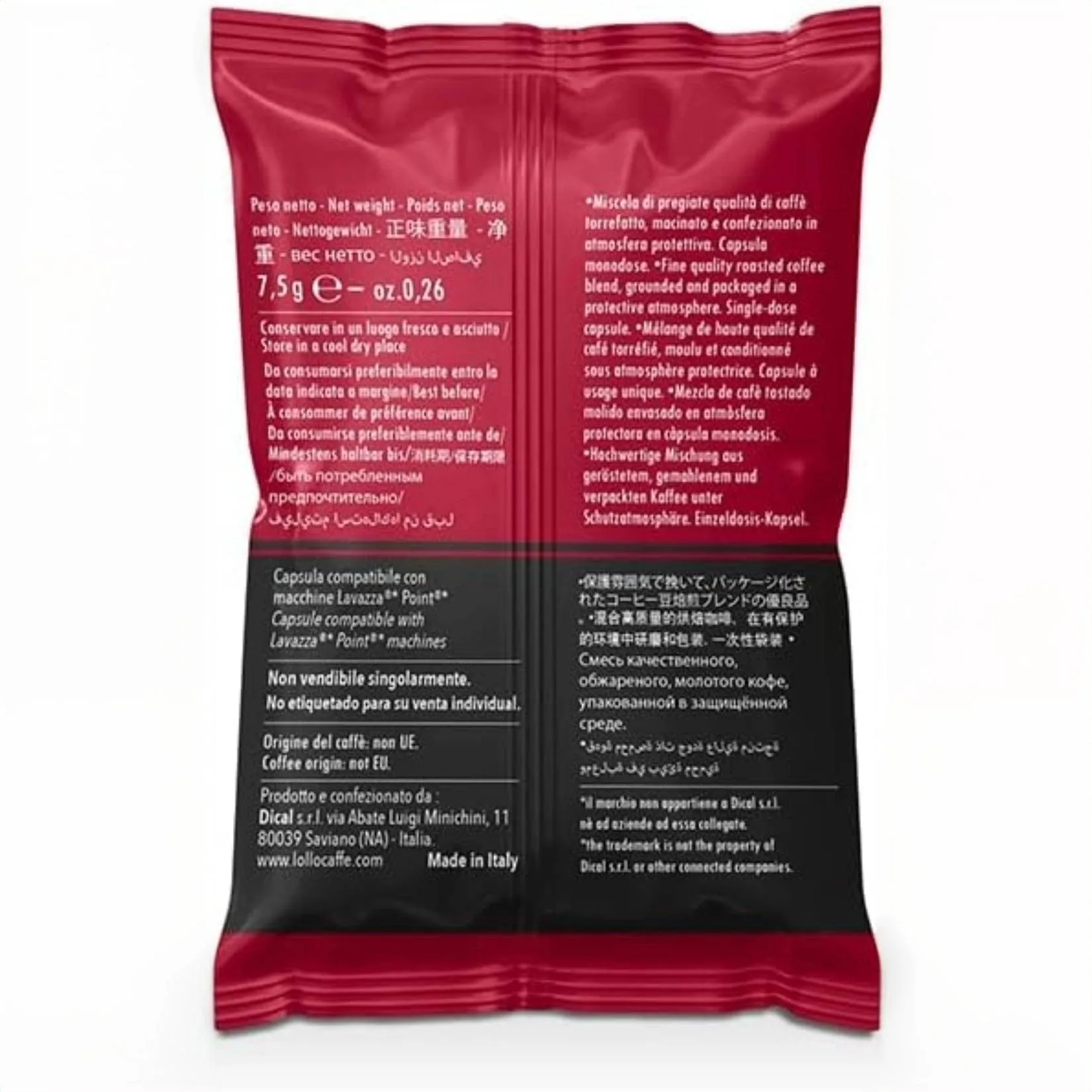 Lollo Caffè – Capsule Nero Espresso Compatibili Lavazza Point  – Gusto Intenso e Cremoso - immagine 2