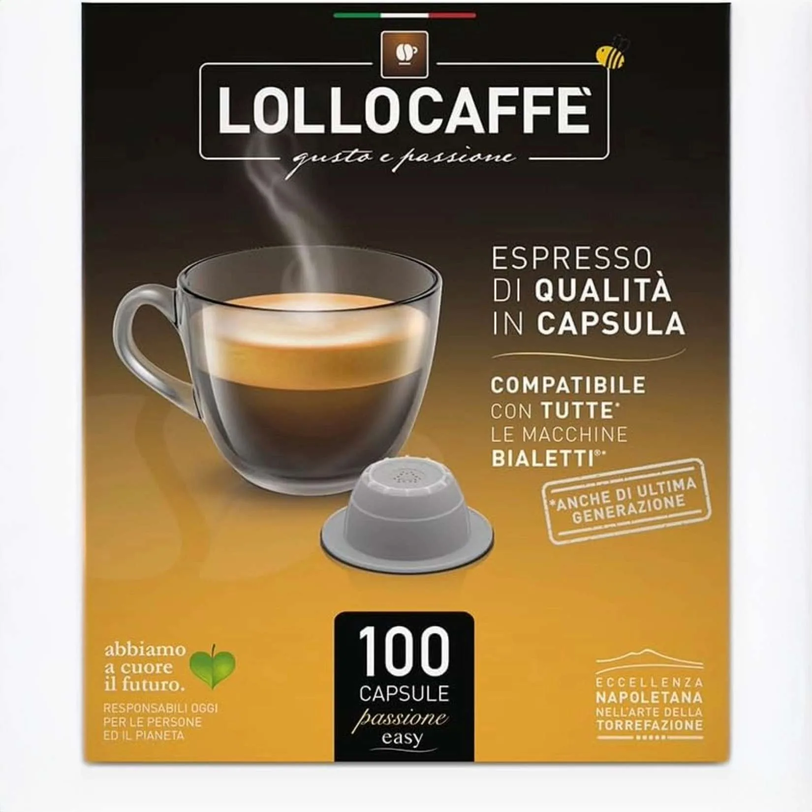 Lollo Caffè – Capsule Compatibili Bialetti® – Miscela Classica – Espresso Morbido e Rotondo - immagine 5