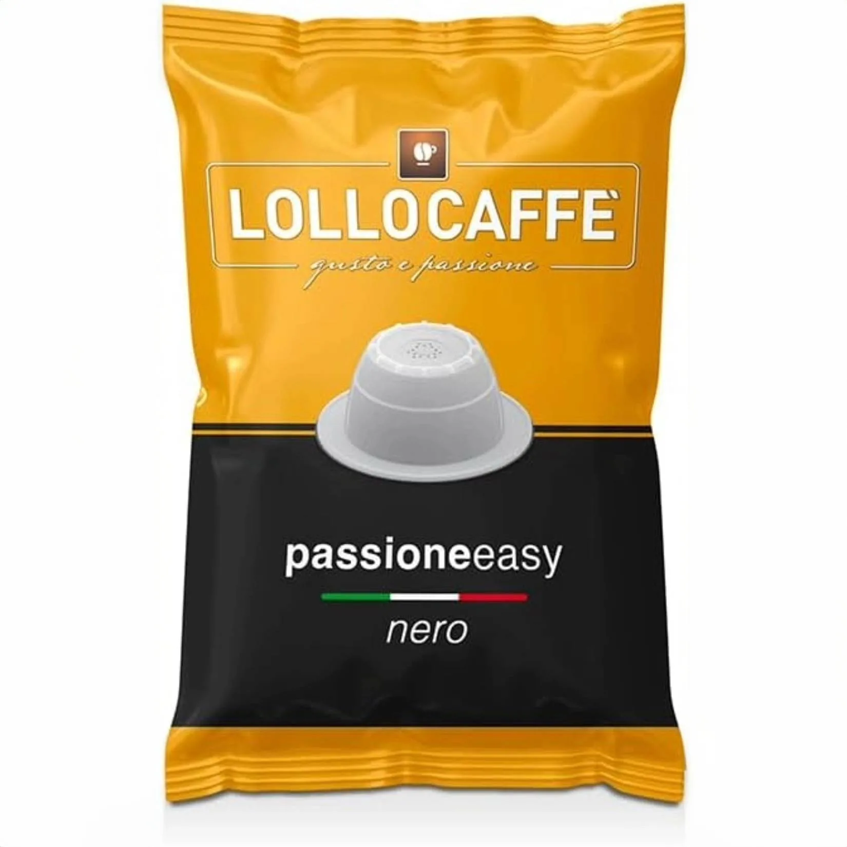 capsule compatibili Bialetti Nero Espresso Lollo Caffè espresso cremoso robusto crema compatta