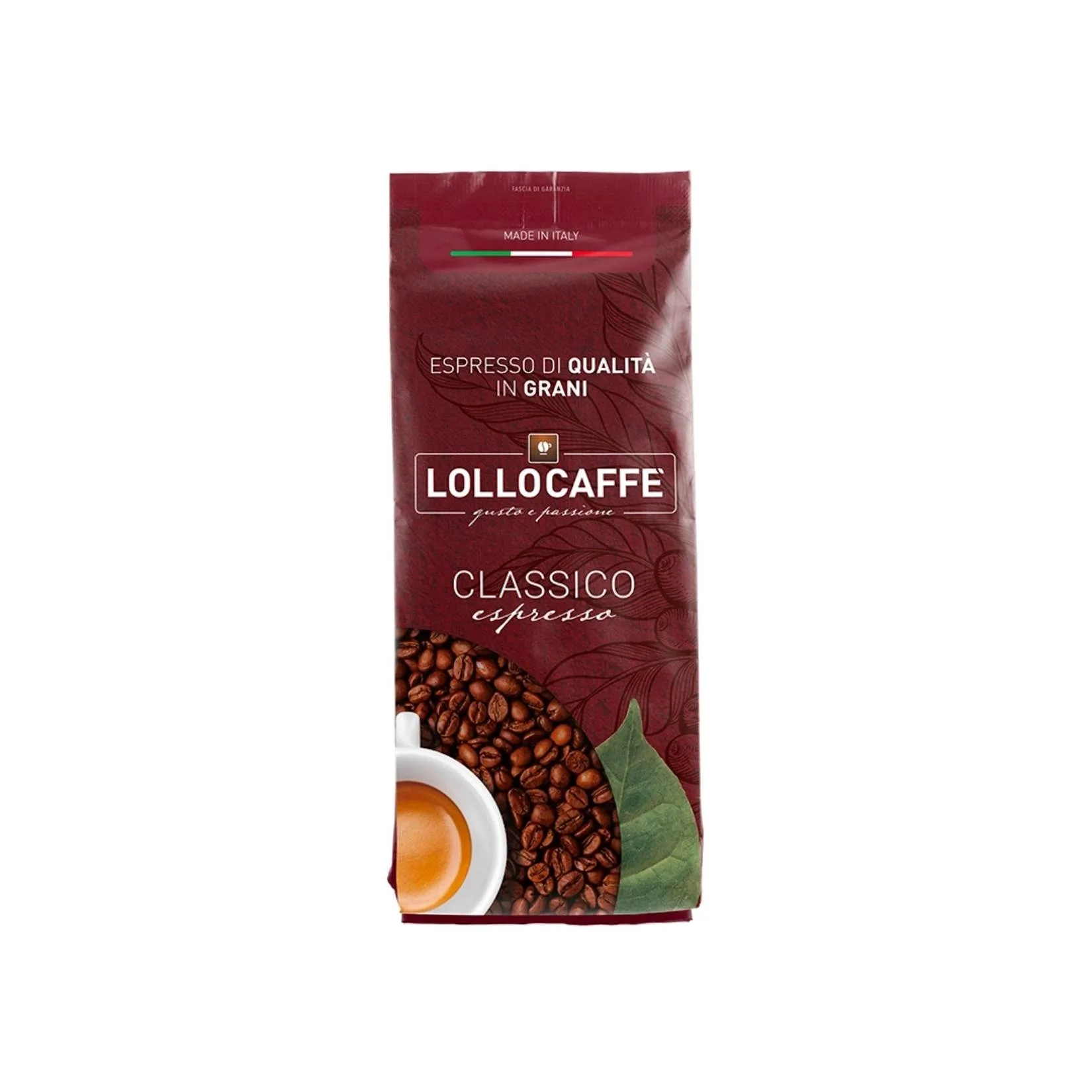 caffè in grani Miscela Classica di Lollo Caffè – espresso equilibrato e aromatico