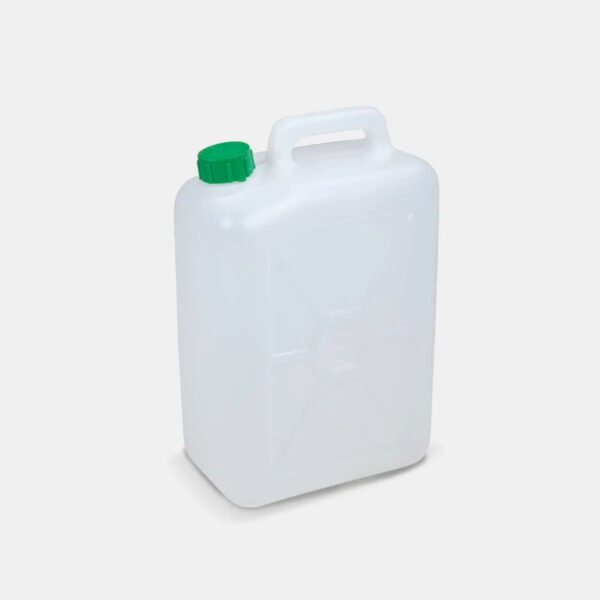 Tanica 5 Litri Ecoplast – Fusto in Plastica Neutra Resistente per Liquidi, Alimenti o Uso Tecnico - immagine 1