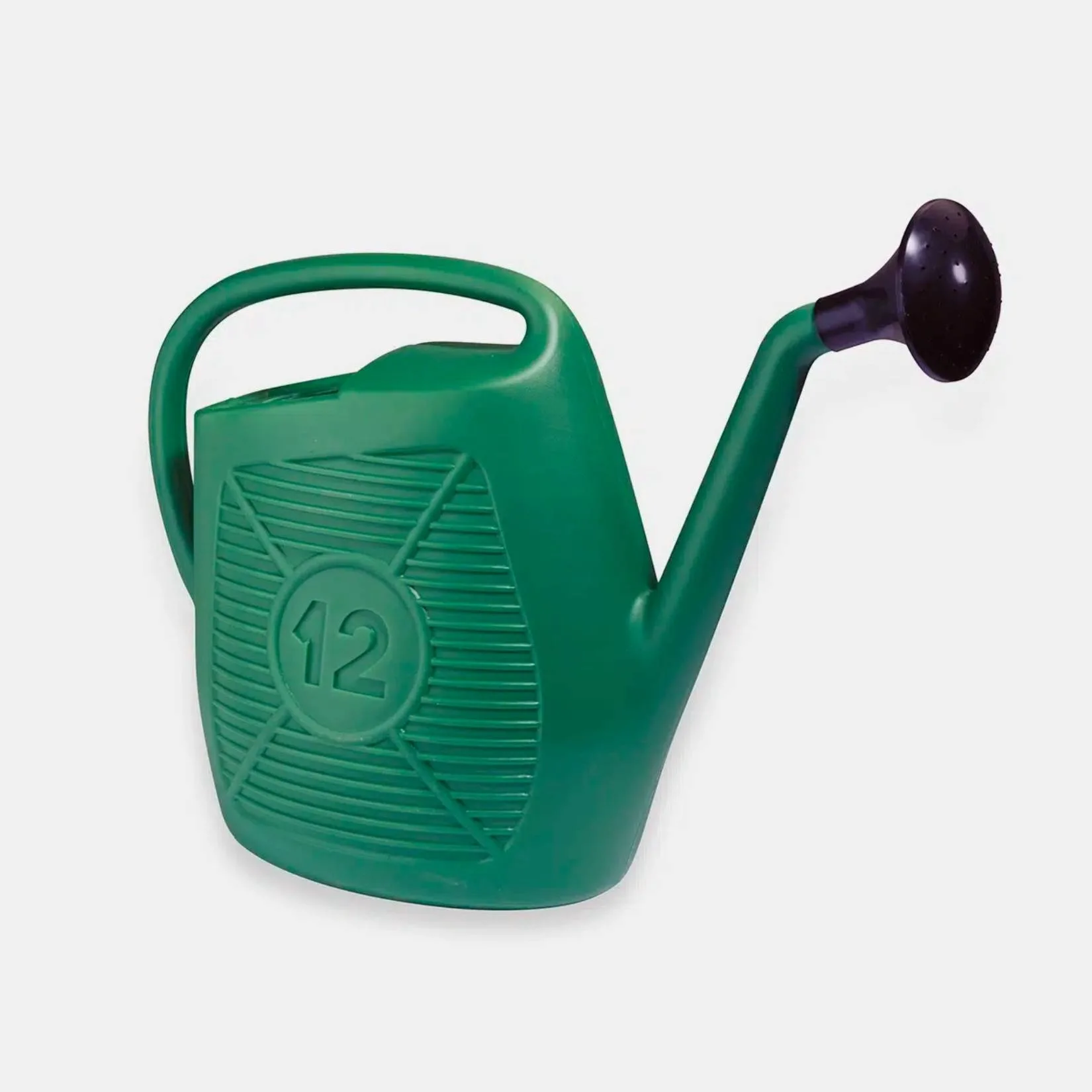 Annaffiatoio Ecoplast 12 litri – plastica verde resistente e capiente, Made in Italy