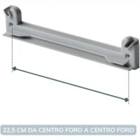 Scolapiatti da 56 cm in Acciaio Cromato con Vaschetta Raccogli Gocce – Per Pensili da 60 cm – Made in Italy, Resistente e Salvaspazio - immagine 5