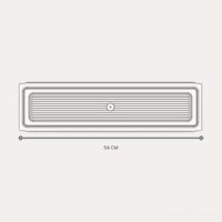 Scolapiatti da 56 cm in Acciaio Cromato con Vaschetta Raccogli Gocce – Per Pensili da 60 cm – Made in Italy, Resistente e Salvaspazio - immagine 6