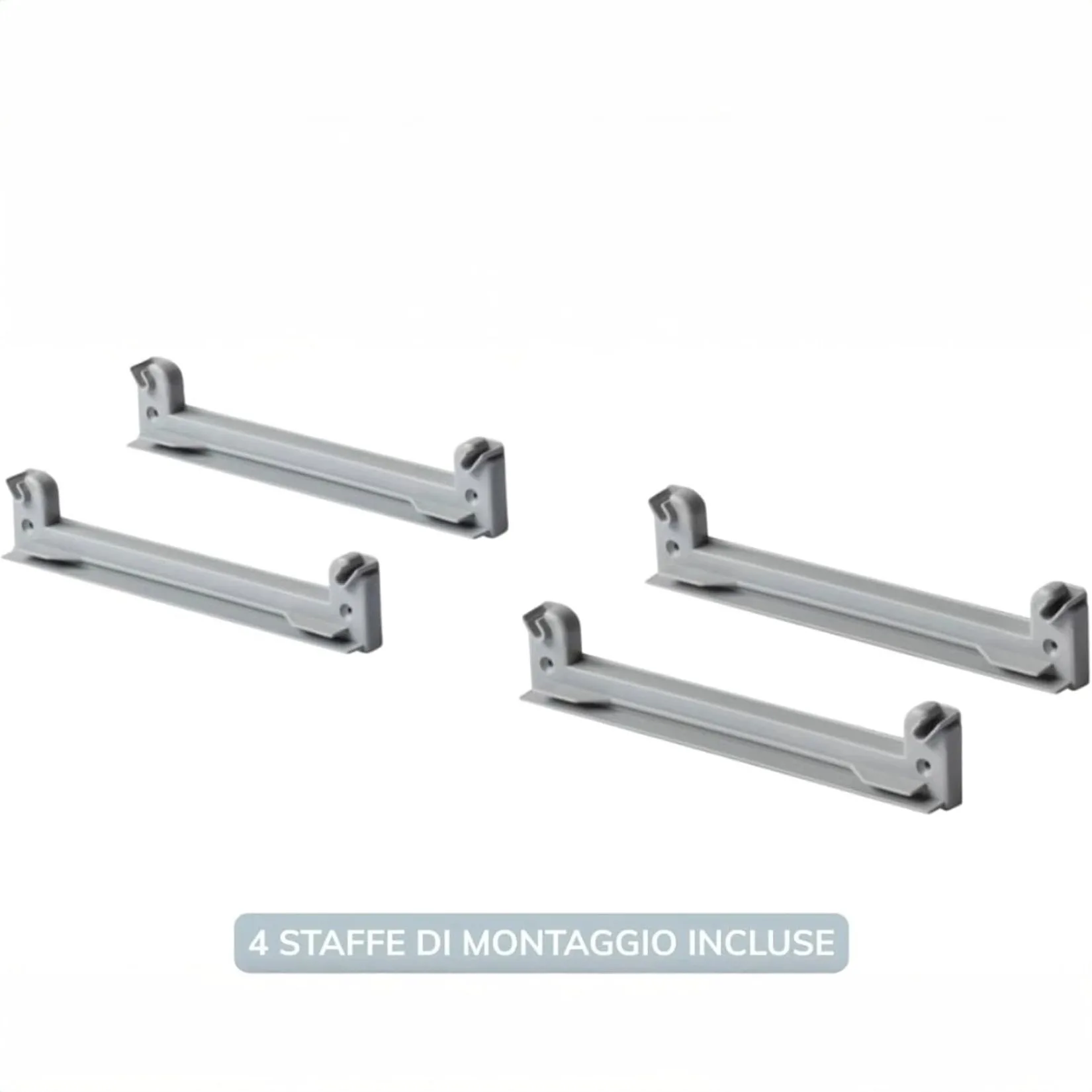 Scolapiatti 76 cm in acciaio cromato con vaschetta raccogli gocce per pensile 80 cm - immagine 4