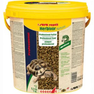Sera Reptil Professional Herbivor 10L – mangime completo per iguane e tartarughe terrestri, naturale e bilanciato