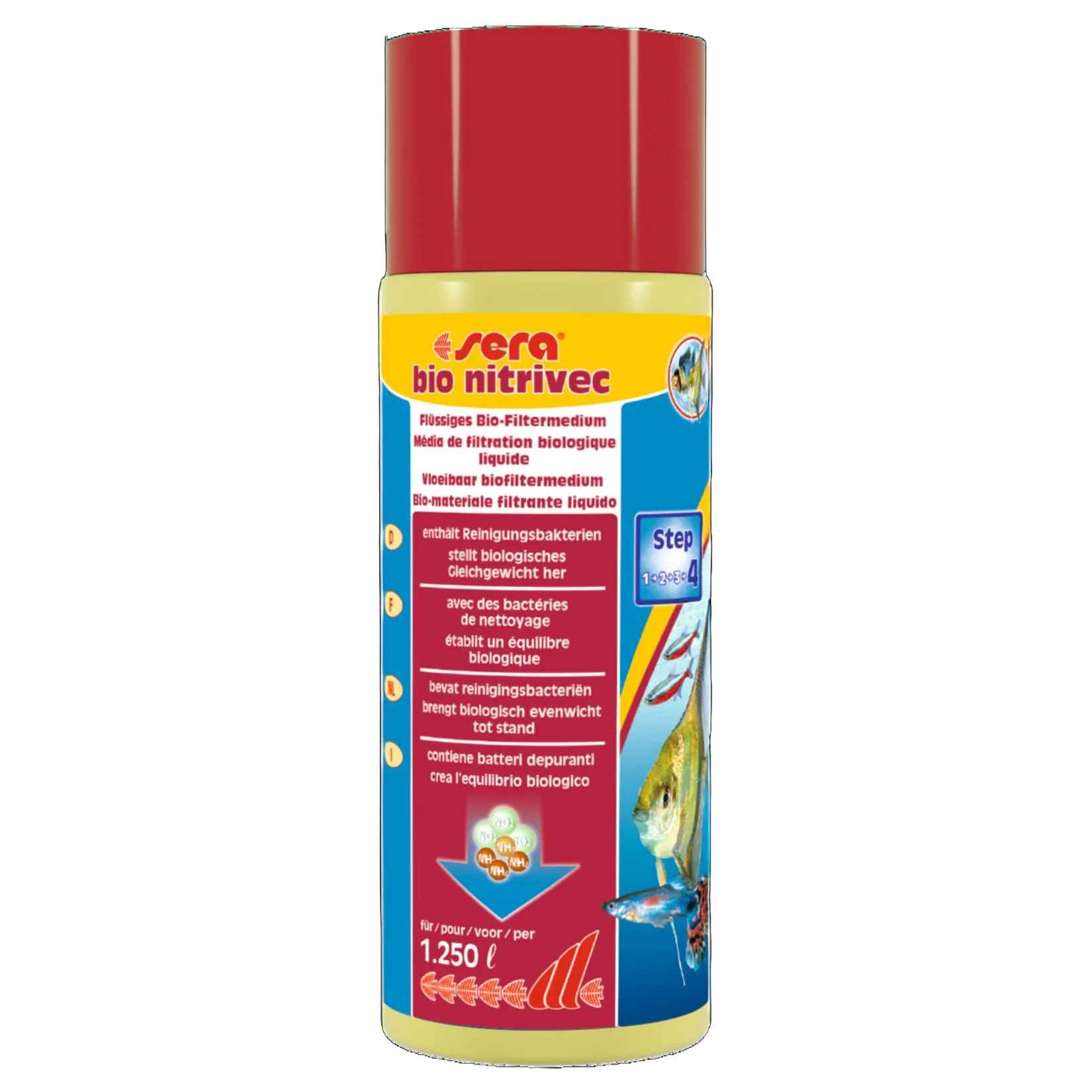 Sera Nitrivec 500 ml – batteri attivi per filtro acquario, acqua cristallina e ambiente sano