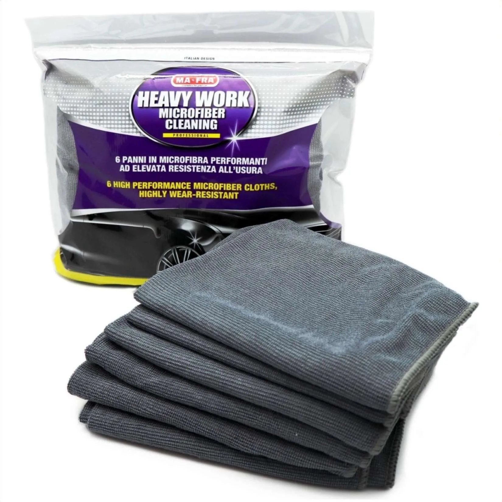 Panno Microfibra Heavy Duty per auto – resistente ed extra assorbente, ideale per lavori gravosi