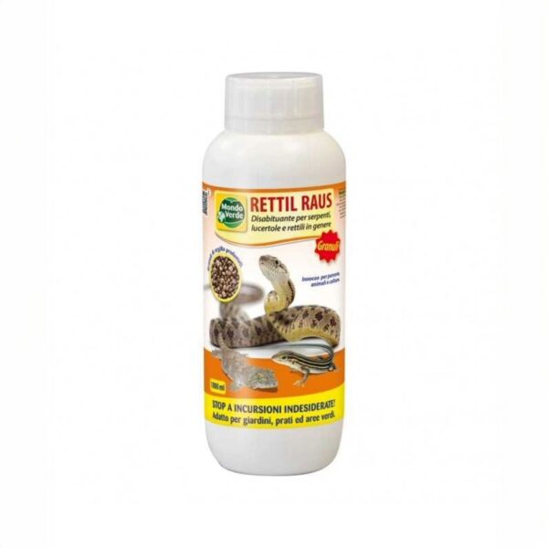 Mondo Verde – Rettil?Raus Granuli 1000?ml – Repellente Scaccia Serpenti, Lucertole & Geco per Giardino - immagine 1